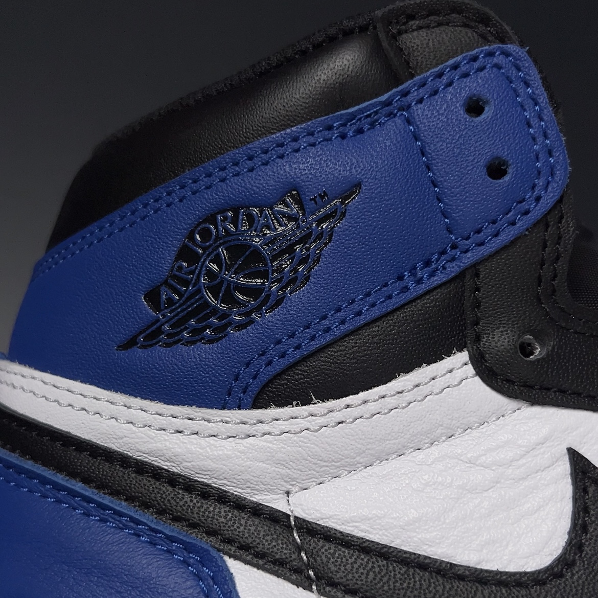 【LJR】fragment design × Nike Air Jordan 1 RETRO High "Black/Sport Royal-White"LJR (716371-040)