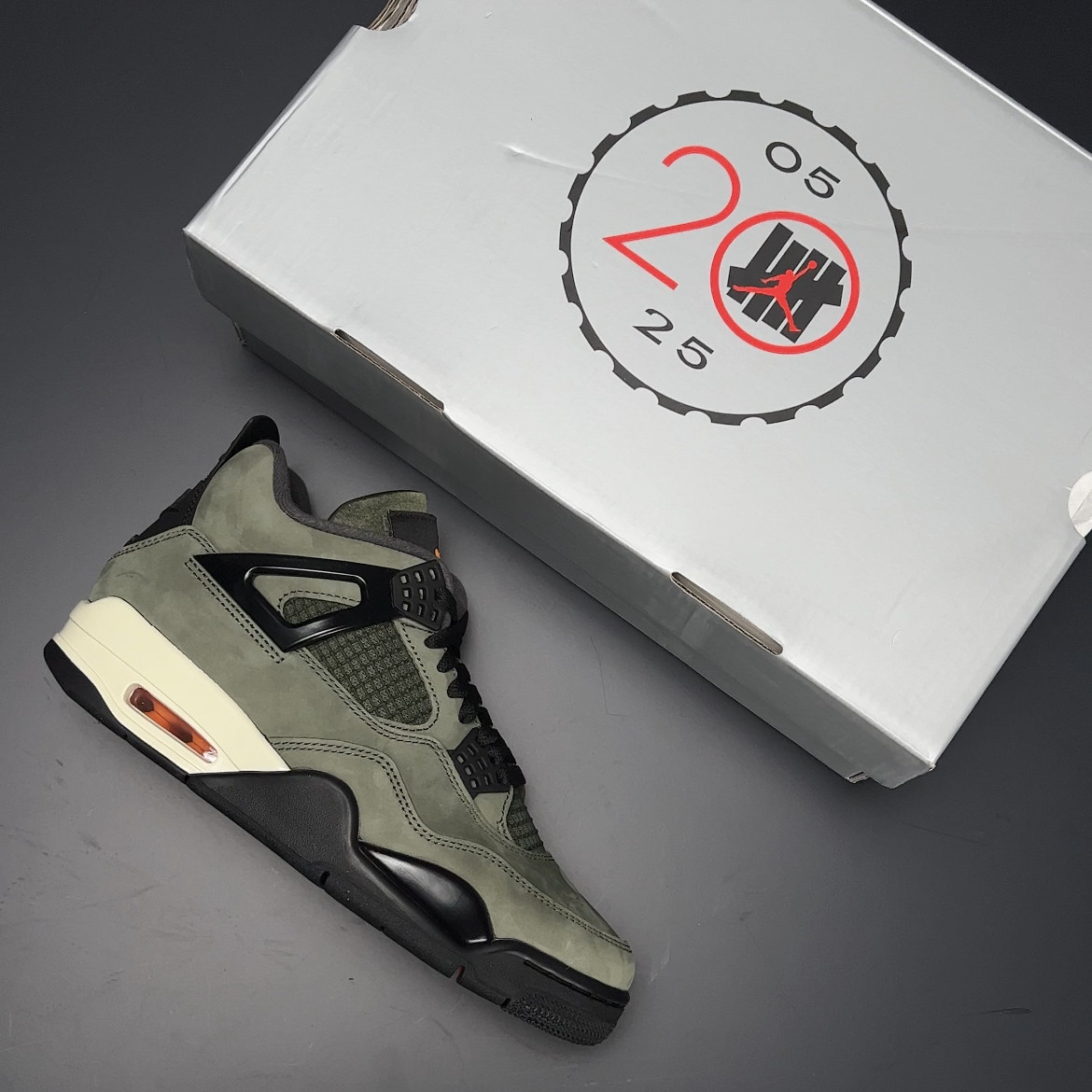 【LJR】Undefeated × Nike Air Jordan 4 Retro "Deep Green" (2025) LJR（IB1519-200）