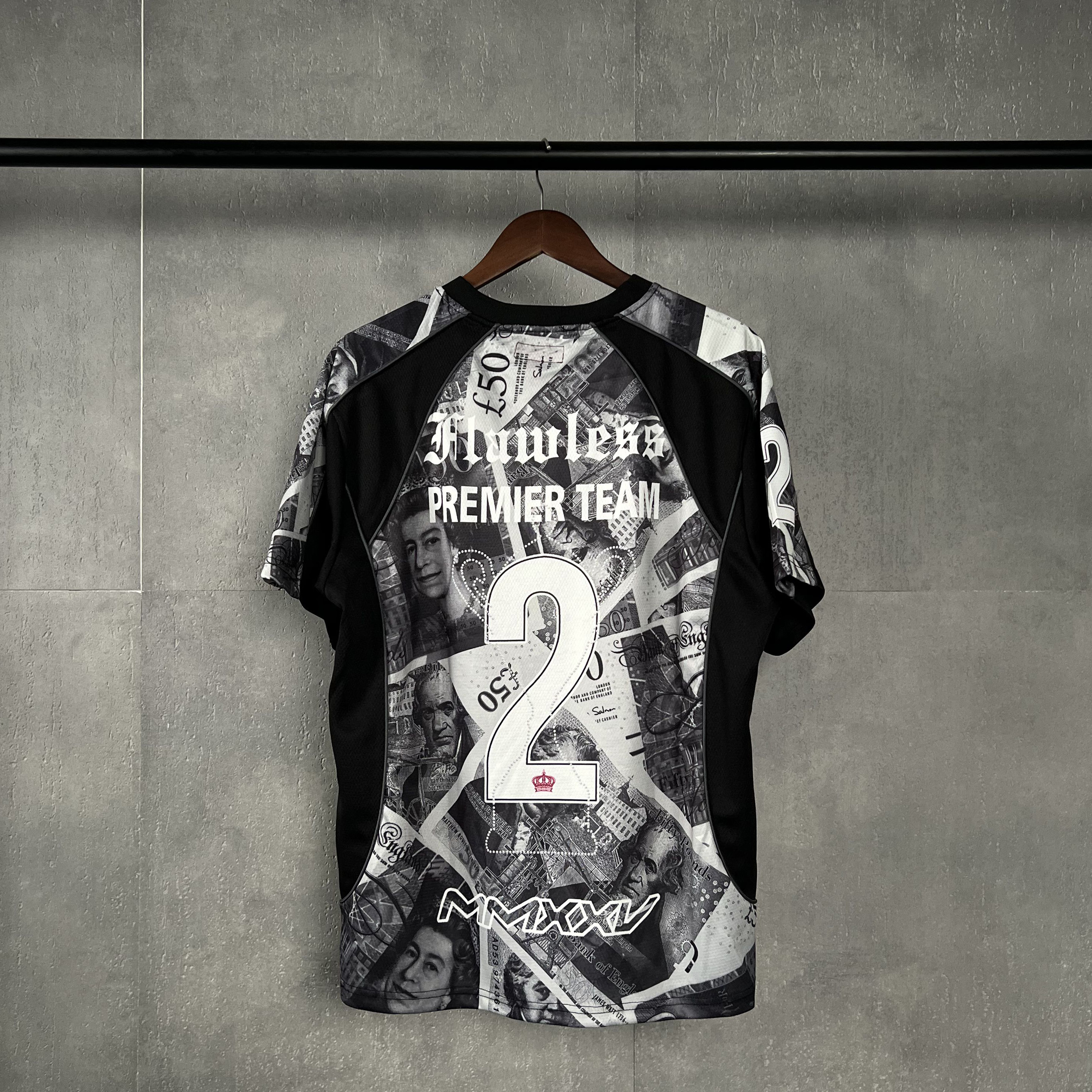 Supreme Pounds Soccer Jersey "Black"（SUP-FW25-033）