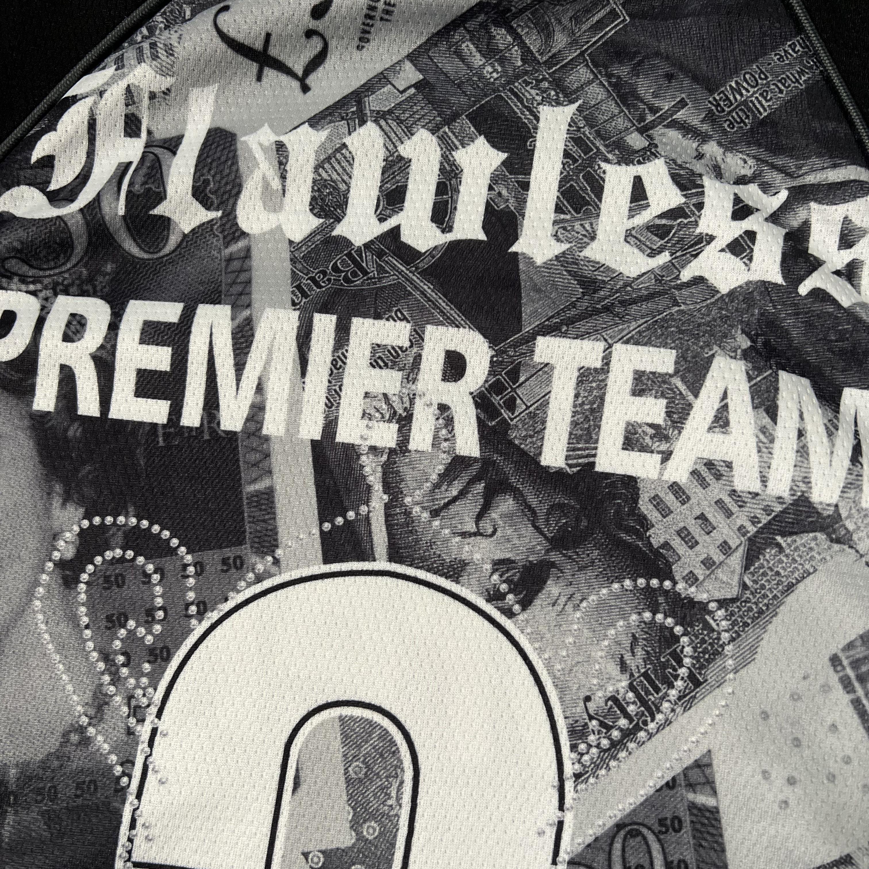 Supreme Pounds Soccer Jersey "Black"（SUP-FW25-033）