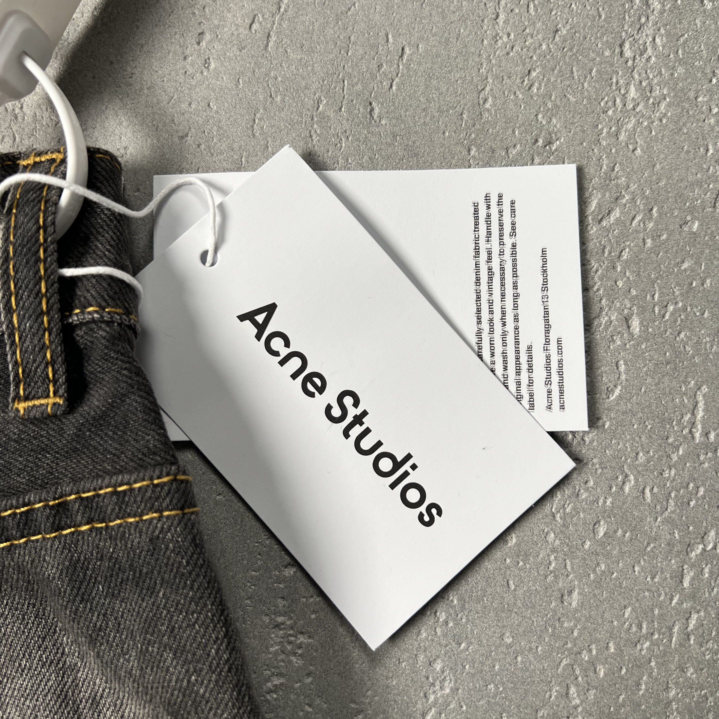 Acne Studios Relaxed Fit Jeans - 2023 - Black (C00103-900）