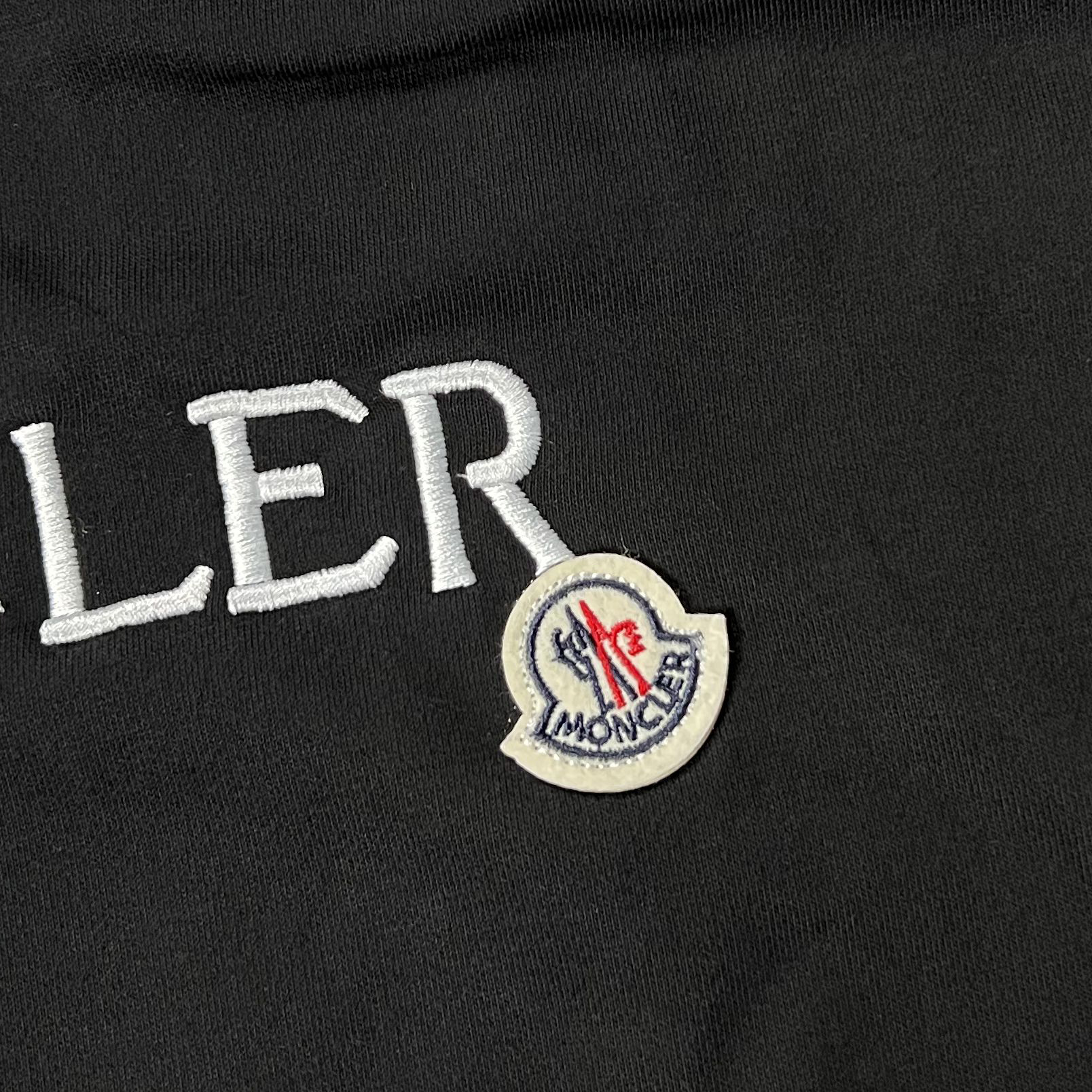 MONCLER lettering embroidered logo hoodie（MK9980）