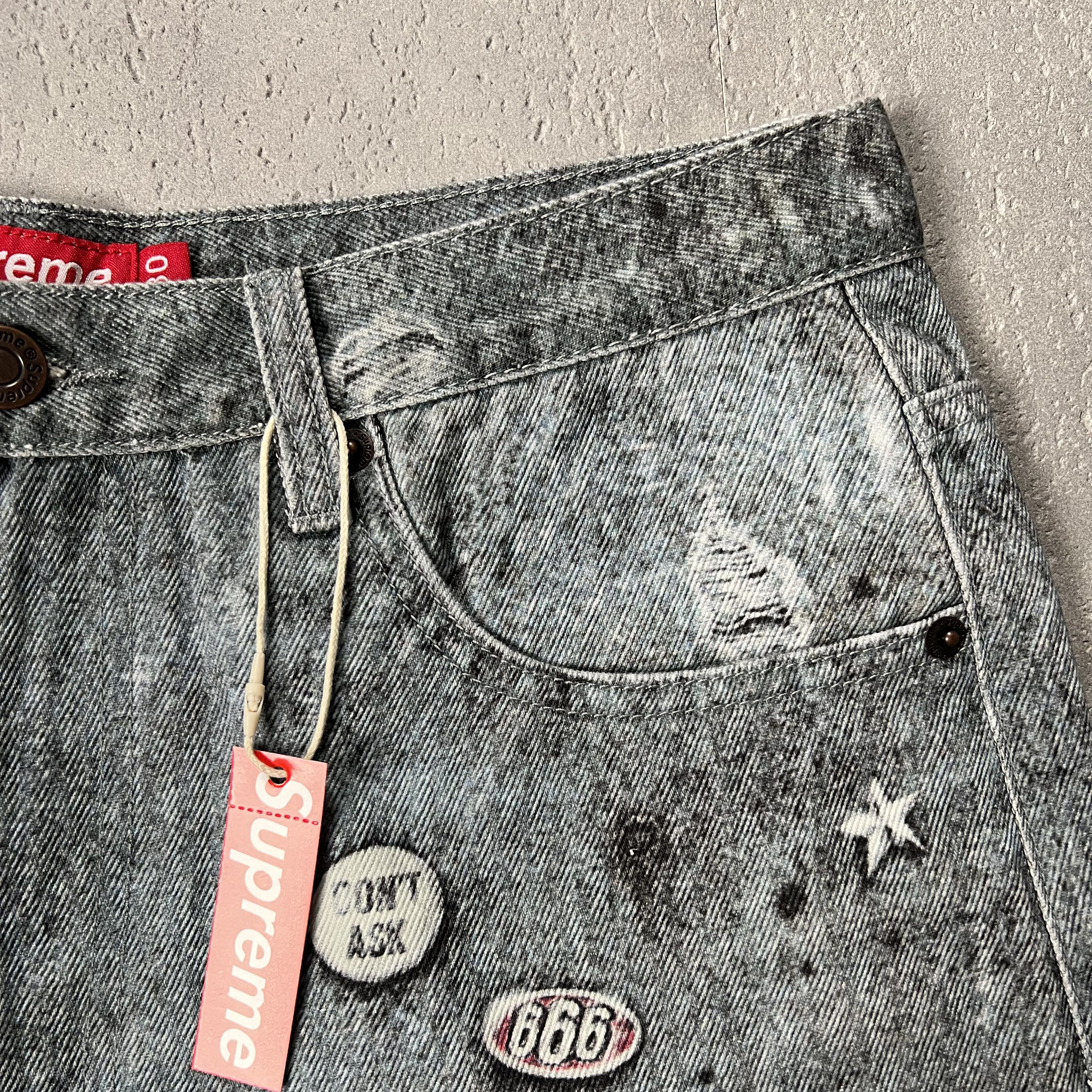Supreme HJR Trompe L'oel Loose Fit Jean（SUP-FW24-185）