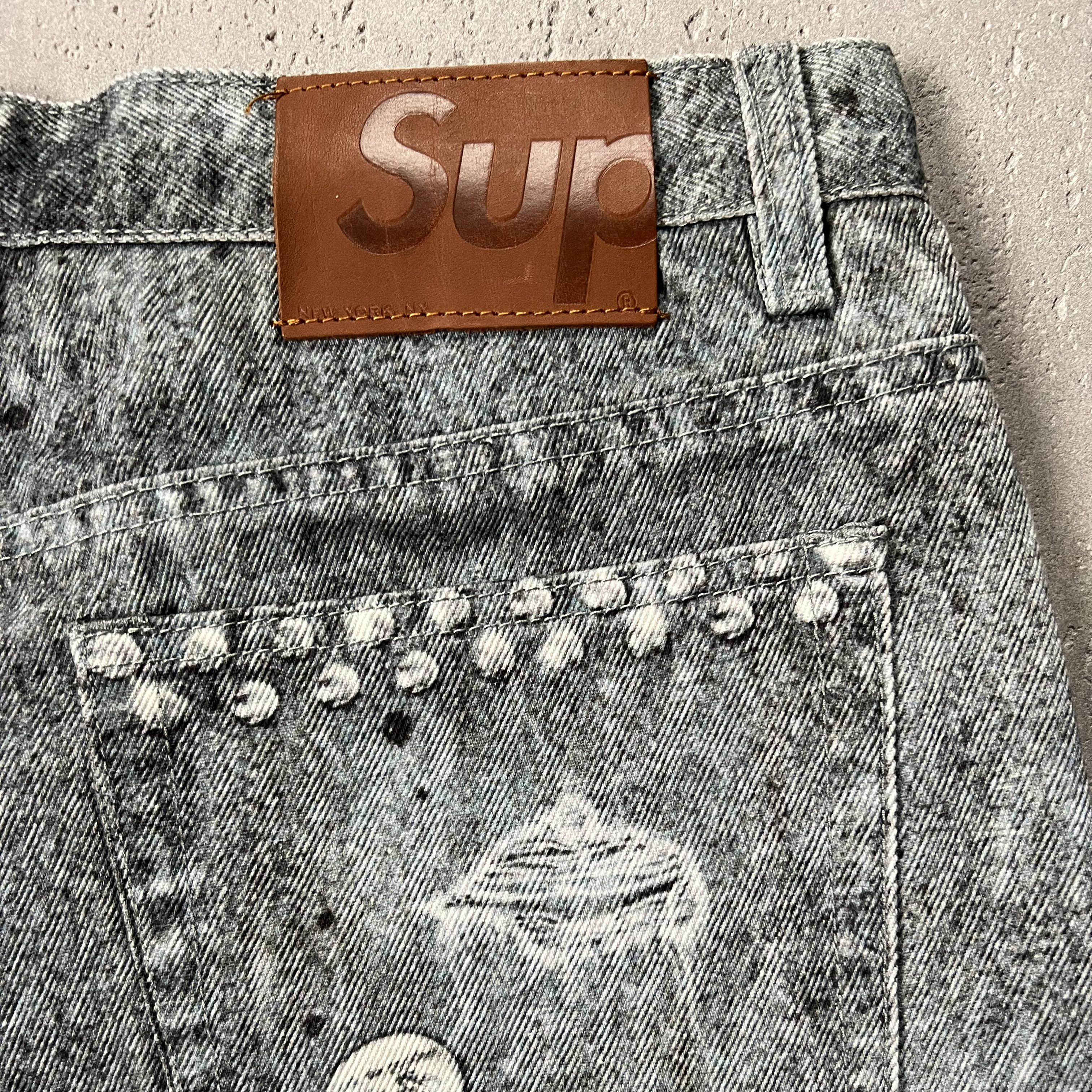 Supreme HJR Trompe L'oel Loose Fit Jean（SUP-FW24-185）