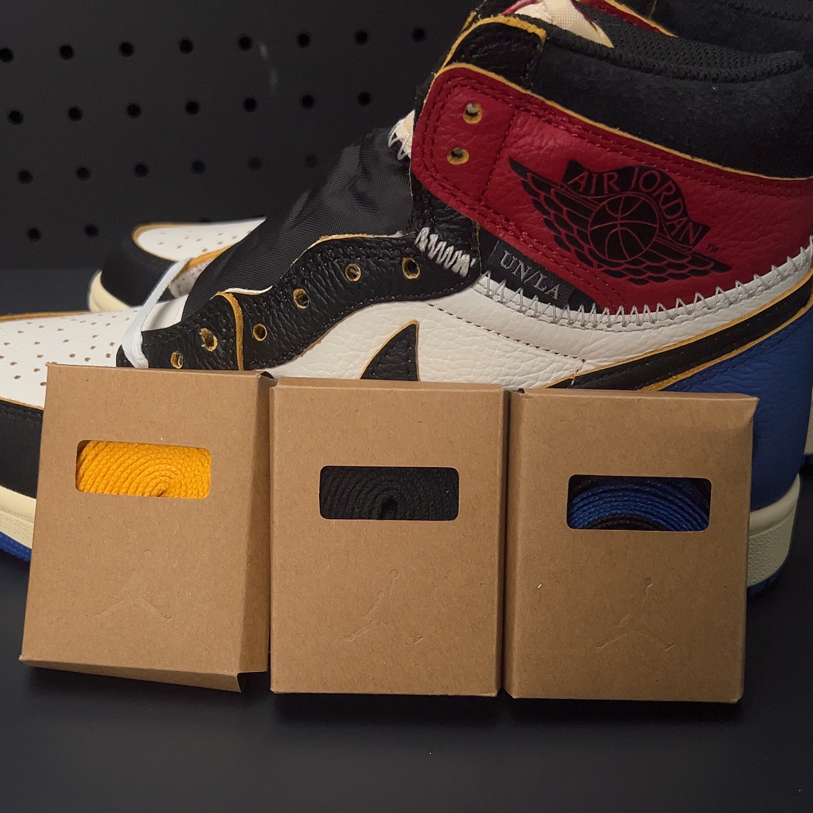 【LJR】fragment design × UNION × Nike Air Jordan 1 High OG "Varsity Red/Sport Royal"(IO7847-002)