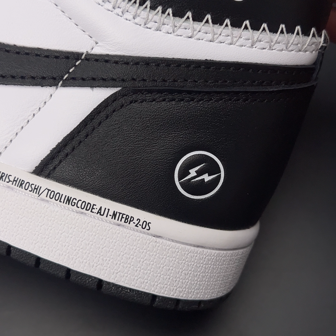 【LJR】fragment design × UNION × Nike Air Jordan 1 Retro High OG "Black/White"(II7282-100)