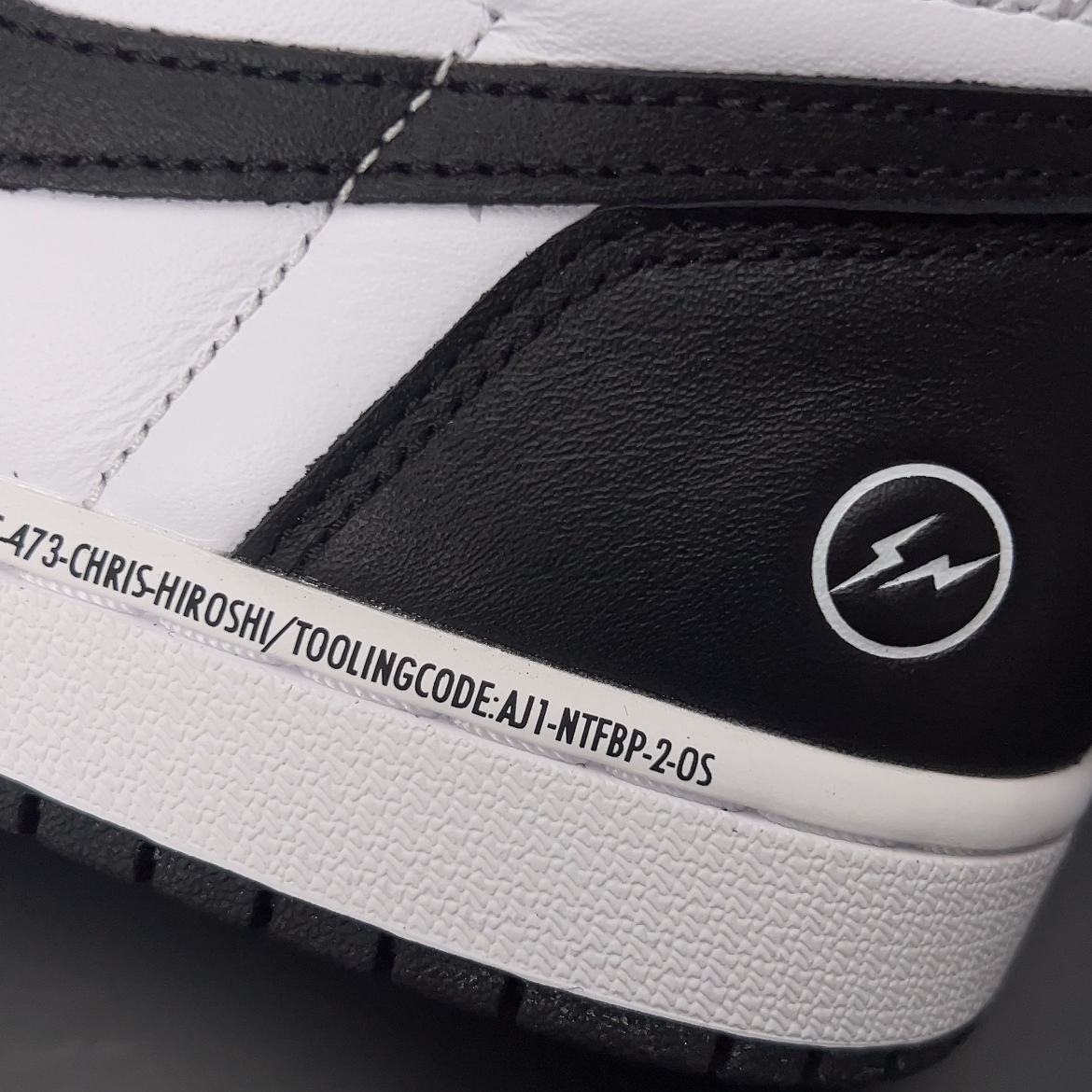 【LJR】fragment design × UNION × Nike Air Jordan 1 Retro High OG "Black/White"(II7282-100)