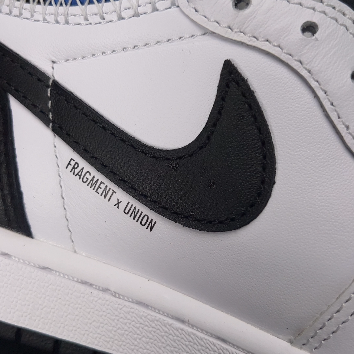 【LJR】fragment design × UNION × Nike Air Jordan 1 Retro High OG "Black/White"(II7282-100)