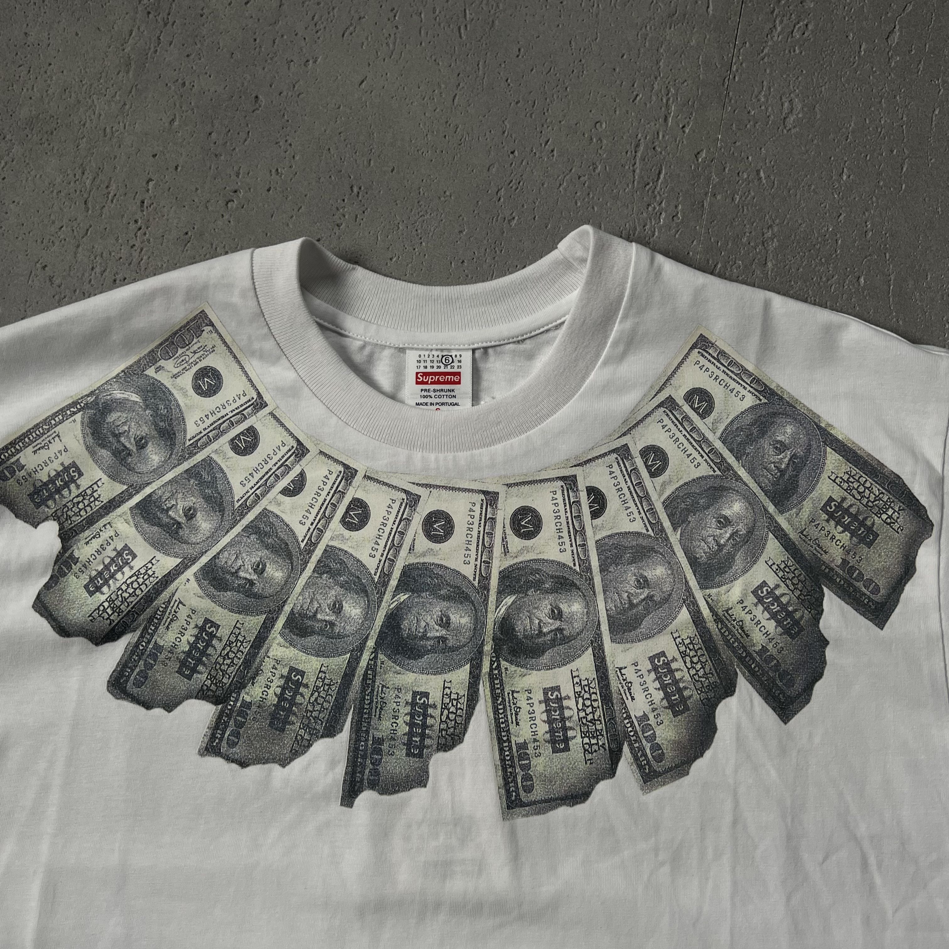 Supreme x MM6 Maison Margiela Money S/S Top "White"（SUP-SS26-013）