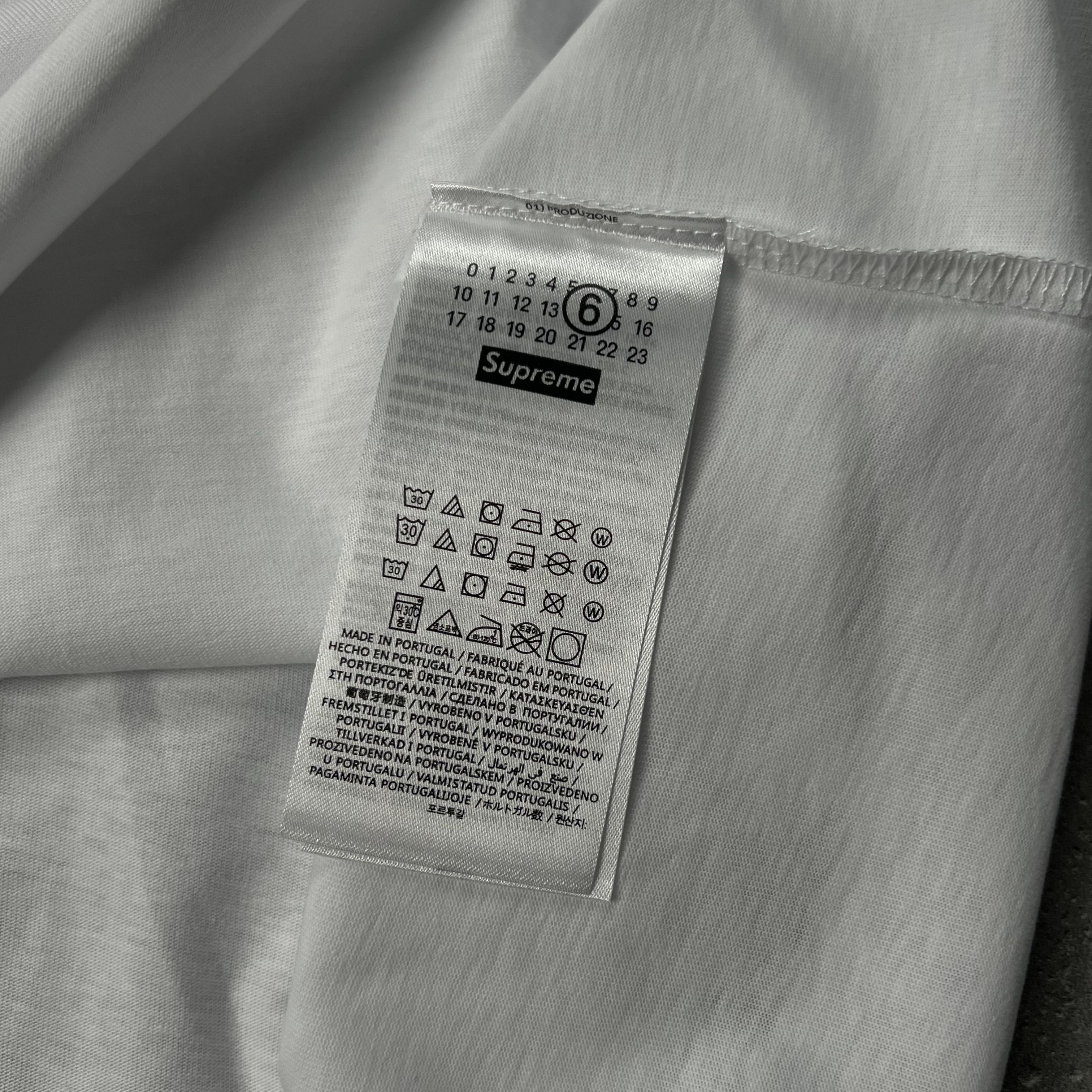 Supreme x MM6 Maison Margiela Money S/S Top "White"（SUP-SS26-013）