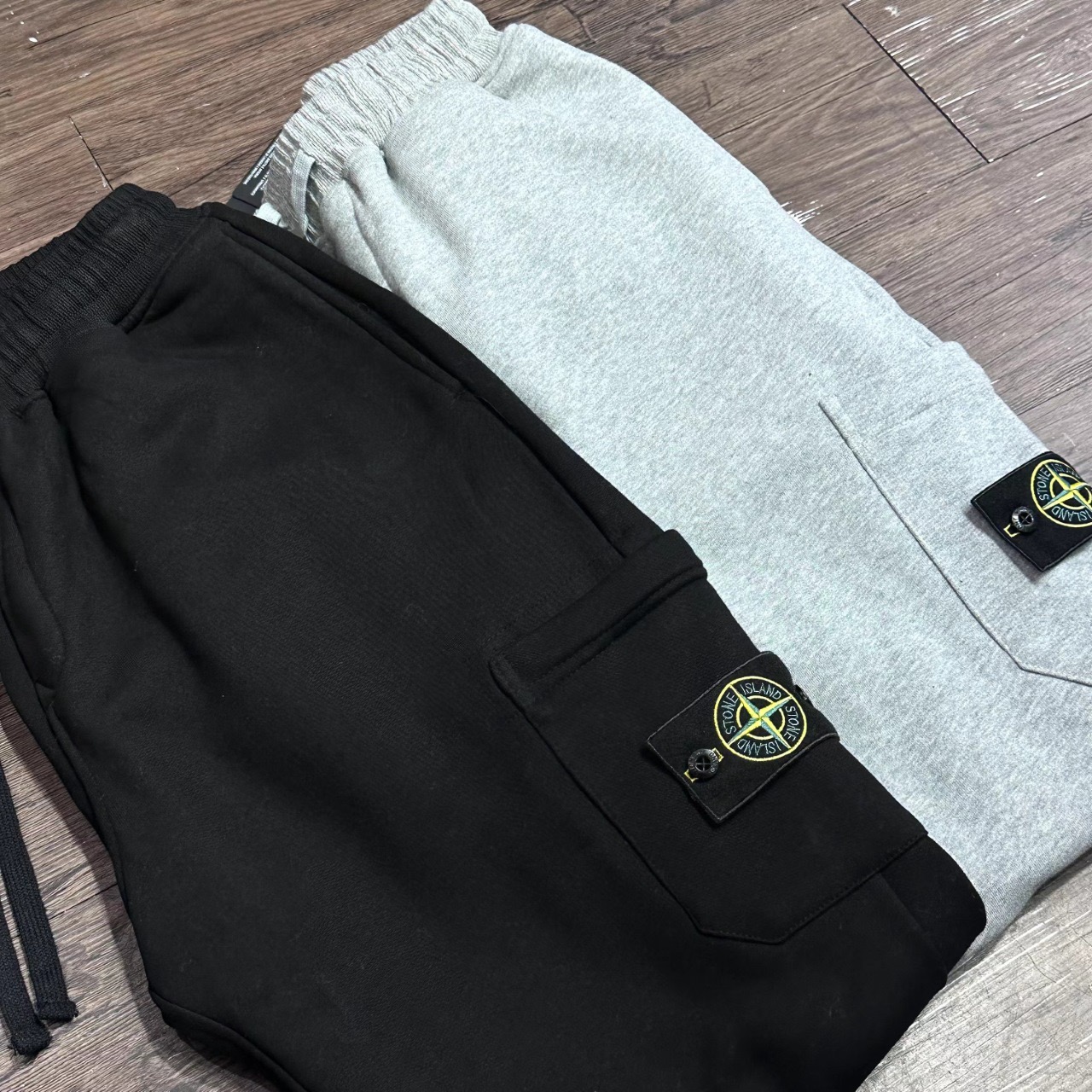 Stone Island Classic Track Pants 'Black' with Fleece Lining（721564551-V0030）