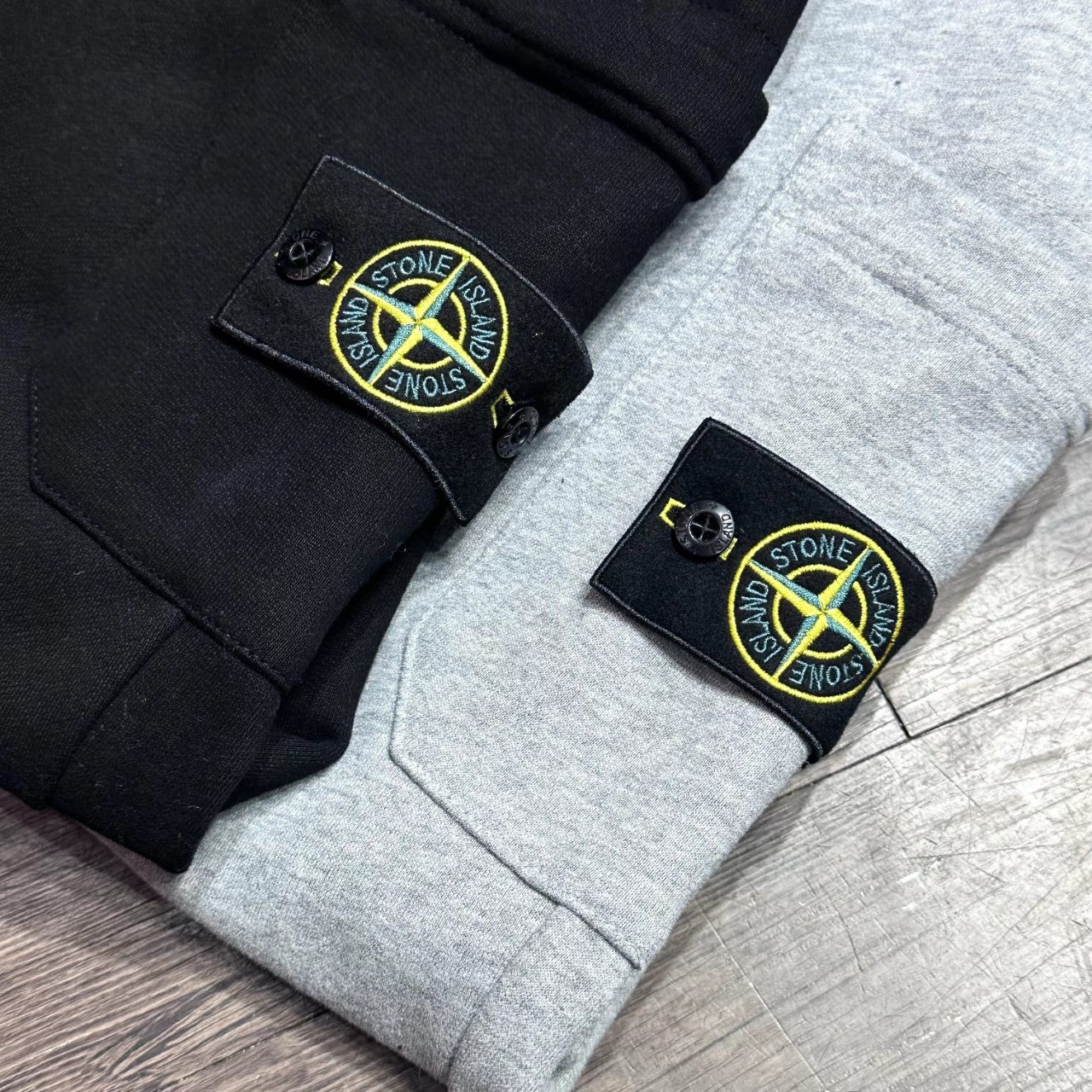 Stone Island Classic Track Pants 'Black' with Fleece Lining（721564551-V0030）