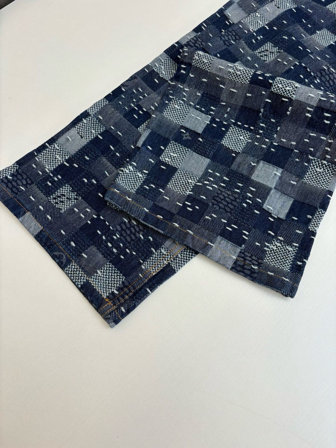 Louis Vuitton Damier denim skate pants（1AILSF）