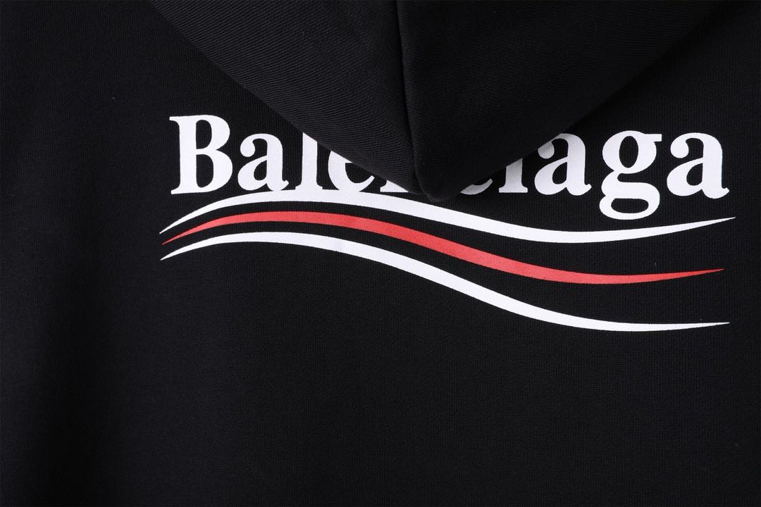 BalenciagaClassic Logo Printing Unisex Black (578135TIV531070-yinhua）