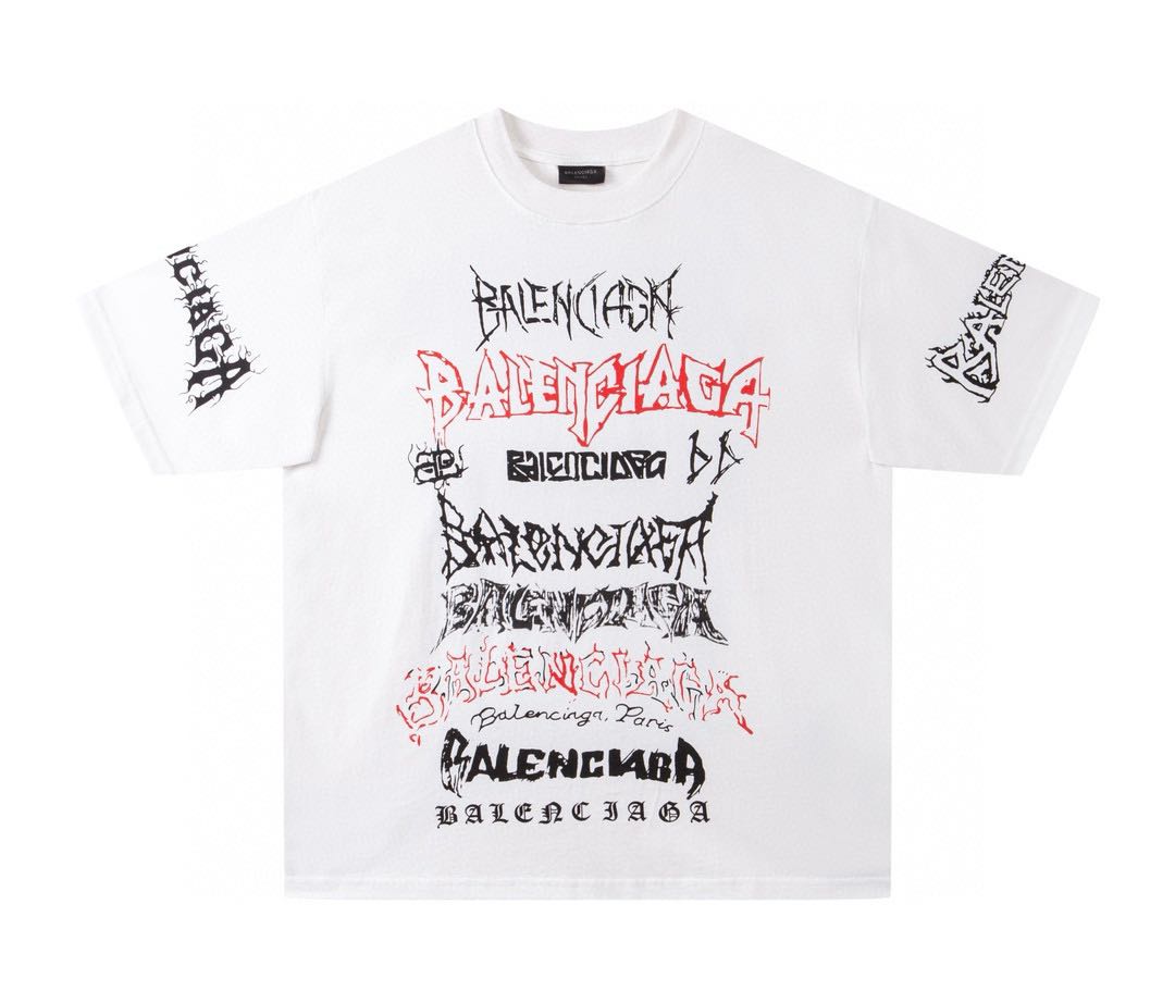 Balenciaga DIY METAL Large Fit T-shirt（124664）