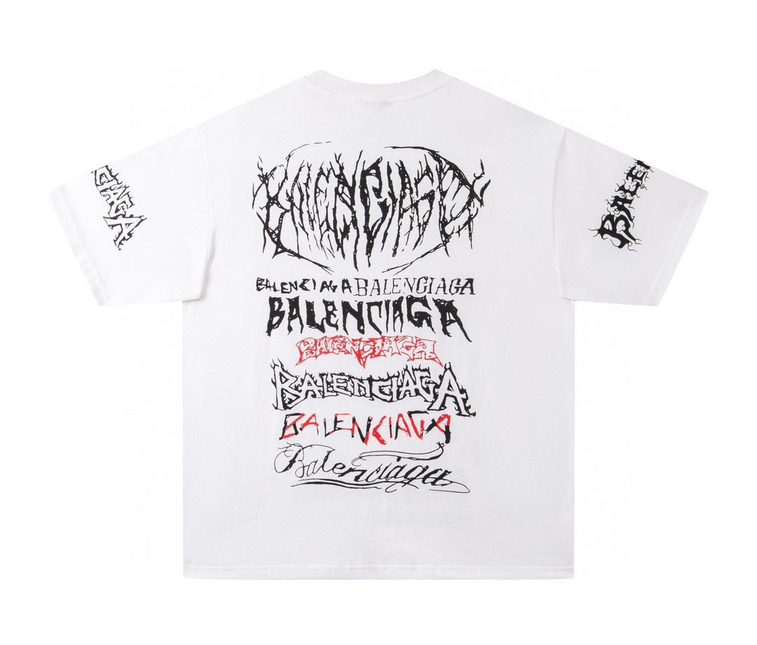 Balenciaga DIY METAL Large Fit T-shirt（124664）