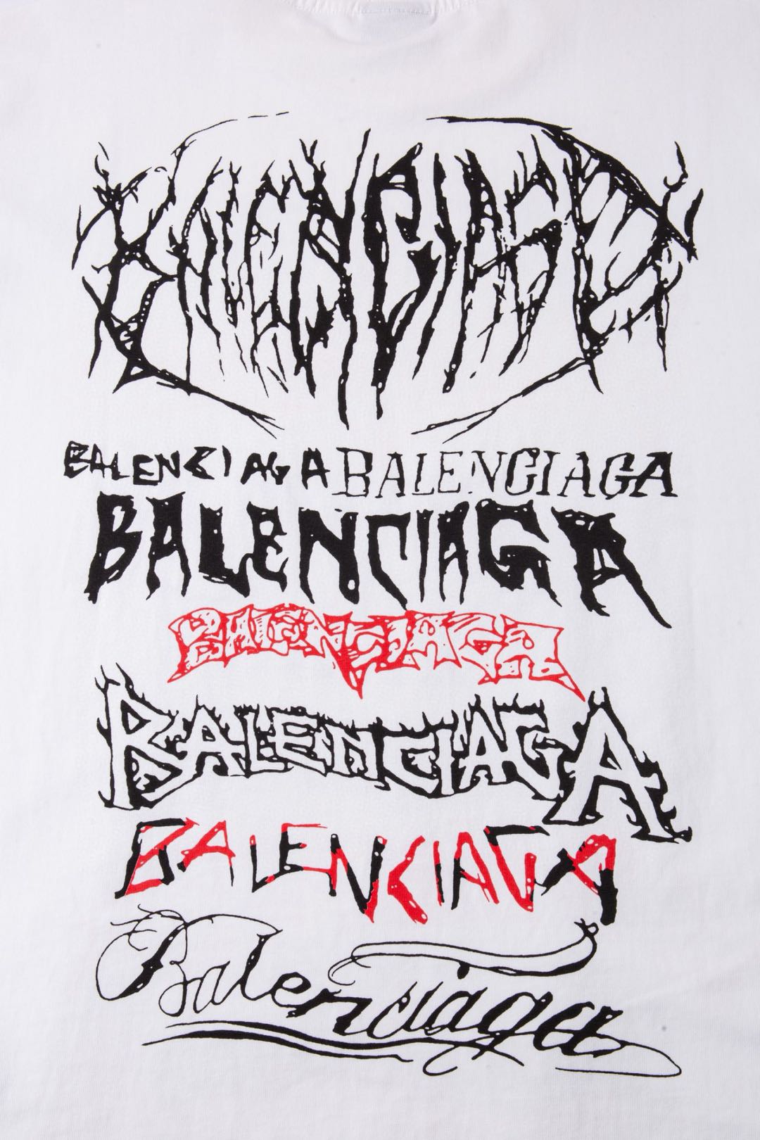 Balenciaga DIY METAL Large Fit T-shirt（124664）