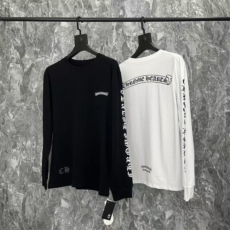 Chrome Hearts Scroll Long-Sleeve T-Shirt (CH-012-1）