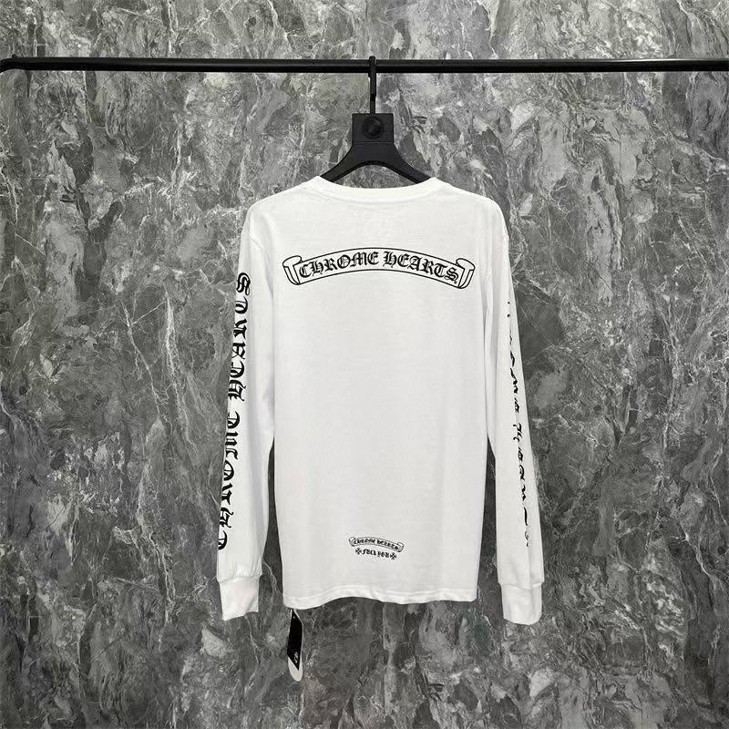 Chrome Hearts Scroll Long-Sleeve T-Shirt (CH-012-1）