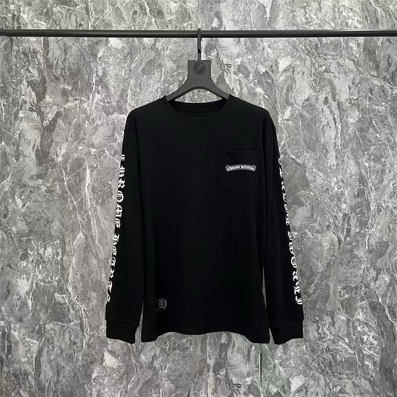Chrome Hearts Scroll Long-Sleeve T-Shirt (CH-012-1）