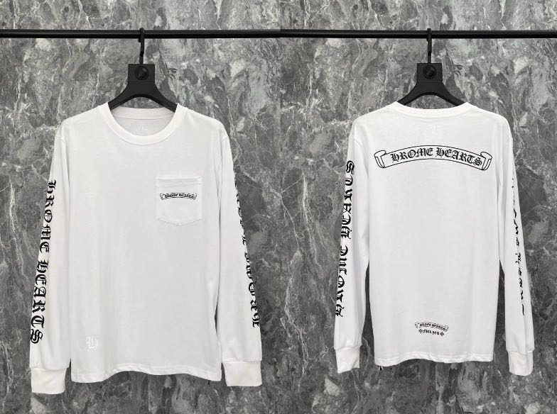 Chrome Hearts Scroll Long-Sleeve T-Shirt (CH-012-1）