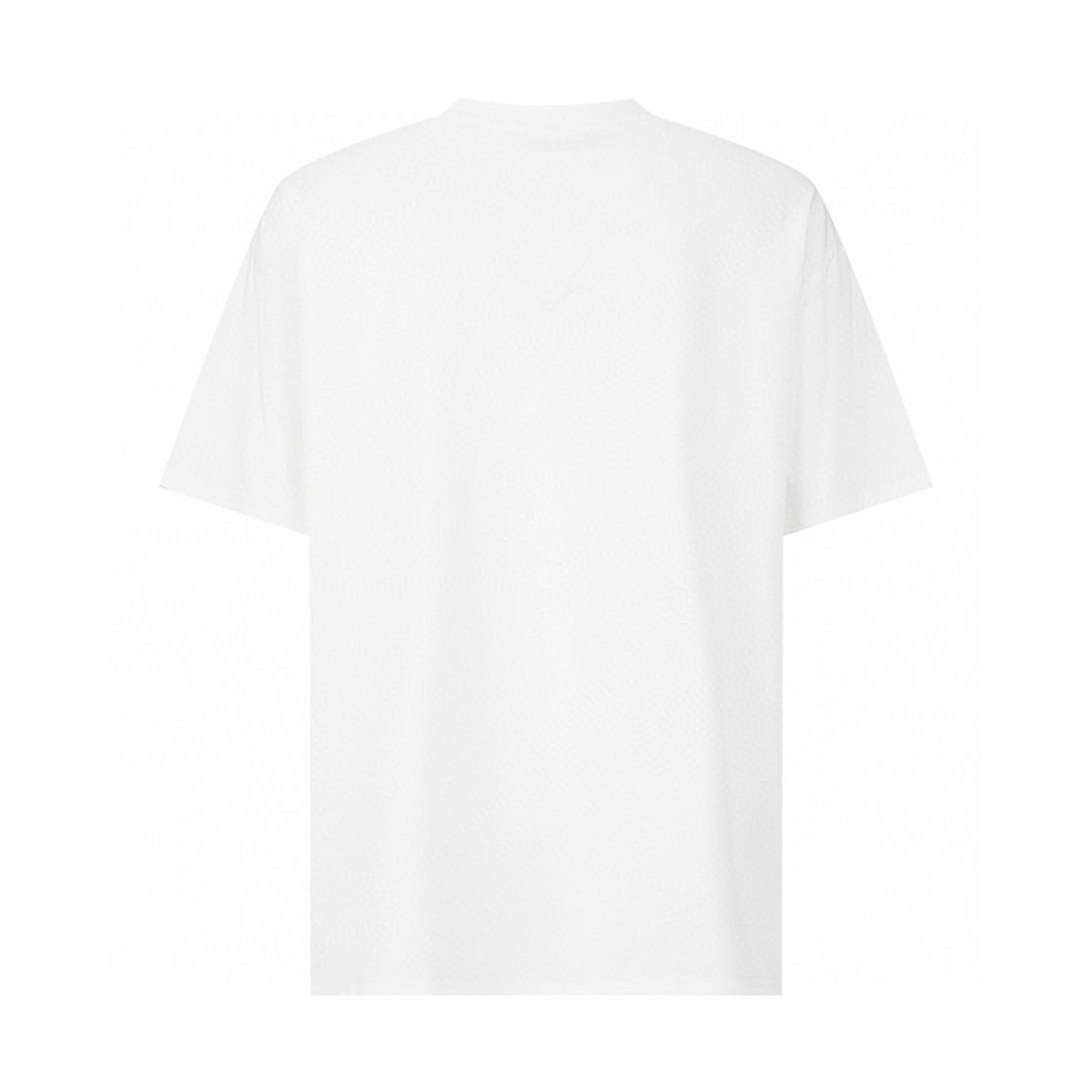 Moncler White Logo Cotton T-shirt（K10918C0001189AJS034）