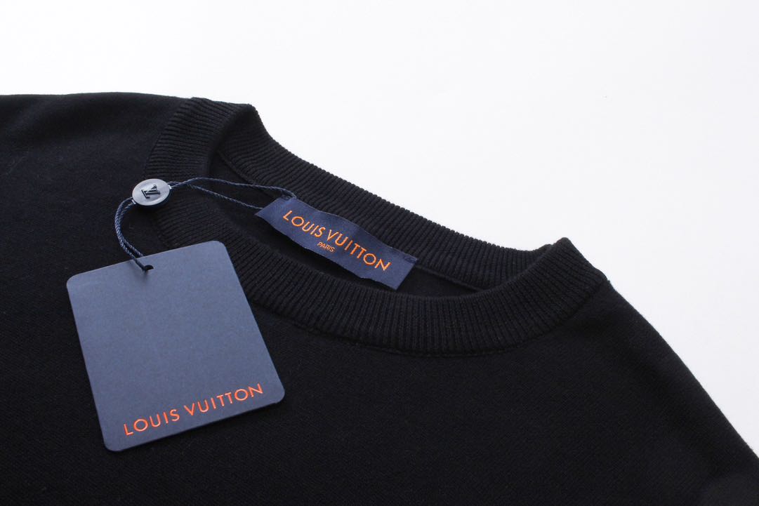 Louis Vuitton Short Sleeve Cotton Crew Neck（1AFQSI）
