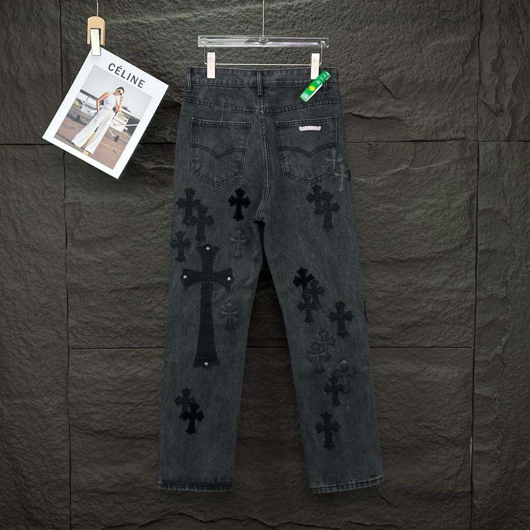 Chrome Hearts style x Sex Records denim pants（CH-202620602）