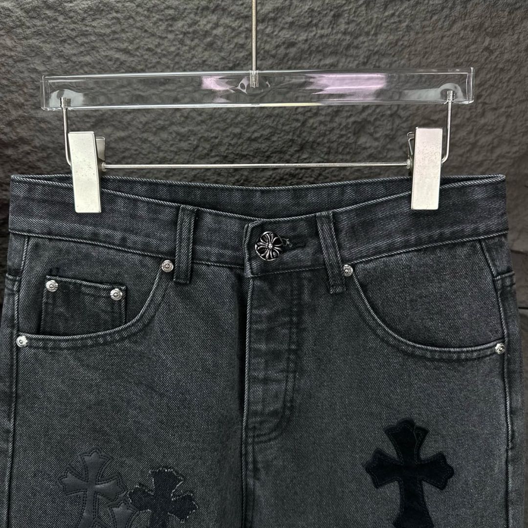 Chrome Hearts style x Sex Records denim pants（CH-202620602）