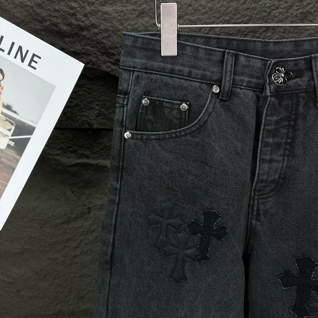 Chrome Hearts style x Sex Records denim pants（CH-202620602）
