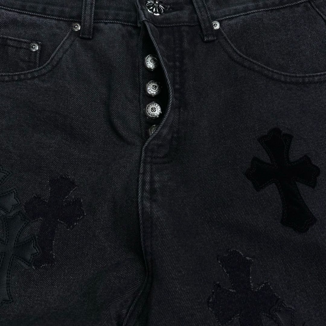 Chrome Hearts style x Sex Records denim pants（CH-202620602）