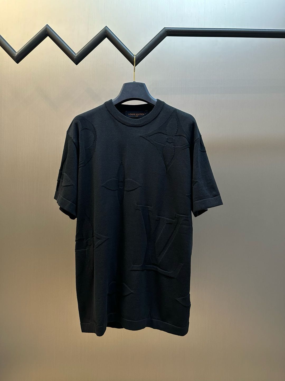 Louis Vuitton Monogrammed short sleeve cotton crew neck（1AFYEW）