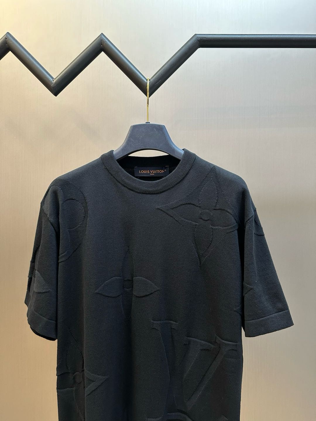 Louis Vuitton Monogrammed short sleeve cotton crew neck（1AFYEW）