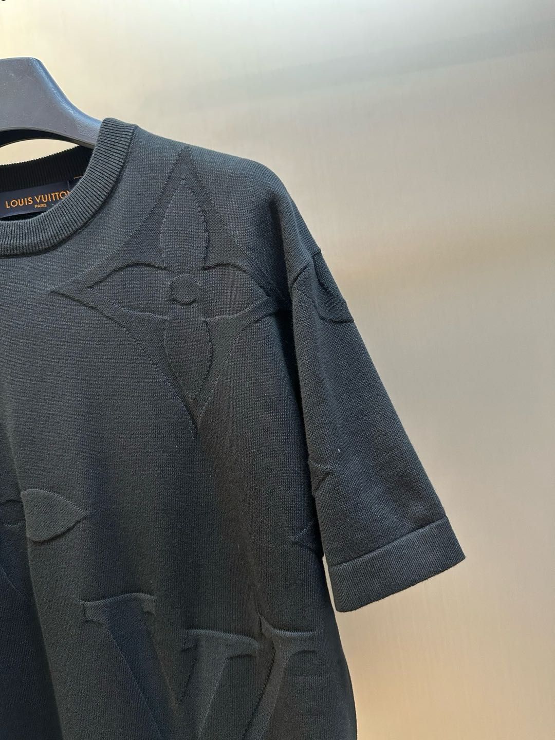 Louis Vuitton Monogrammed short sleeve cotton crew neck（1AFYEW）
