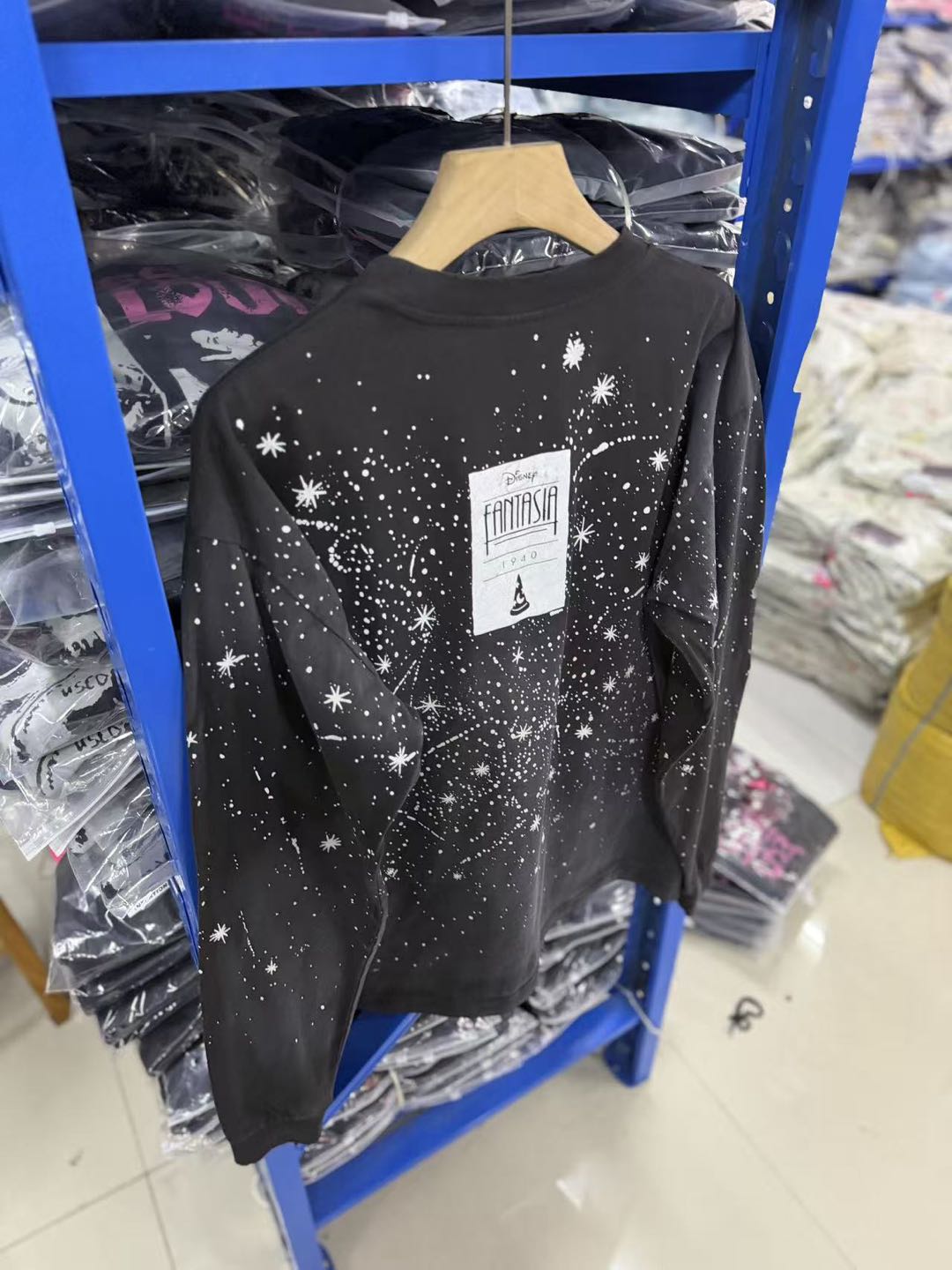 SAINT Mxxxxxx x Disney DSNY LS T-Shirt/Fantasia "Black" (SM-MK1-0000-C90）