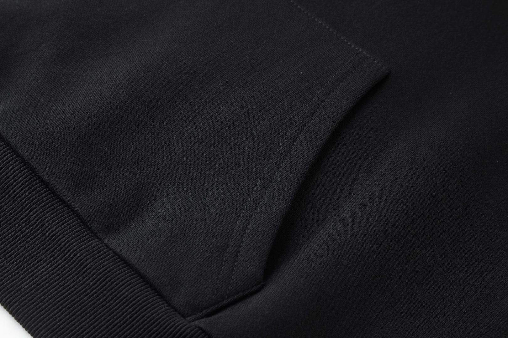 CELINE Triomphe hoodie in cotton and cashmere (2Y377450I-09ME）