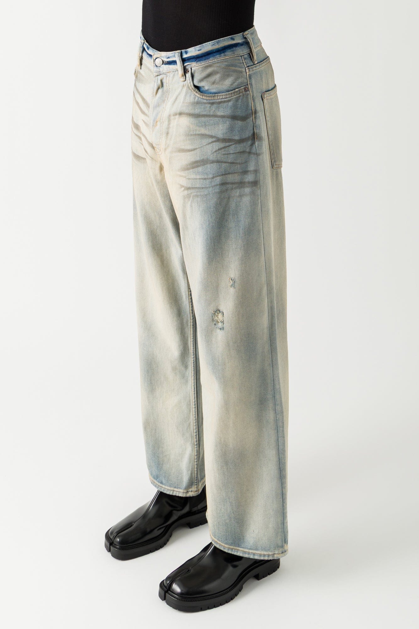 Acne Studios 1981M Carver Denim Pants in Light Blue ...