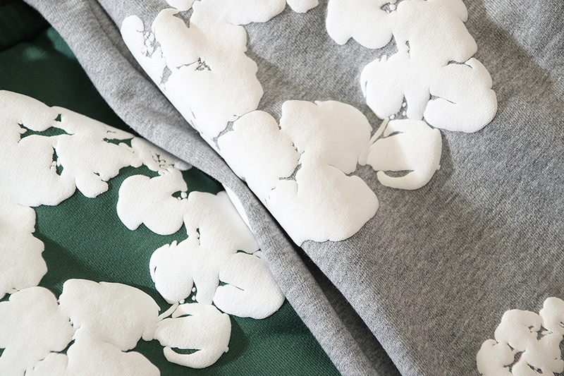 Denim Tears The Cotton Wreath Shorts 'Black'(SS25BRS0621）