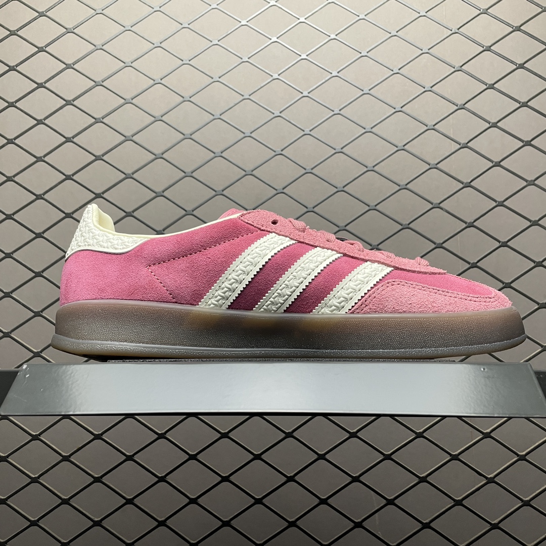 adidas Gazelle Indoor Pink Cloud White（IF1809）