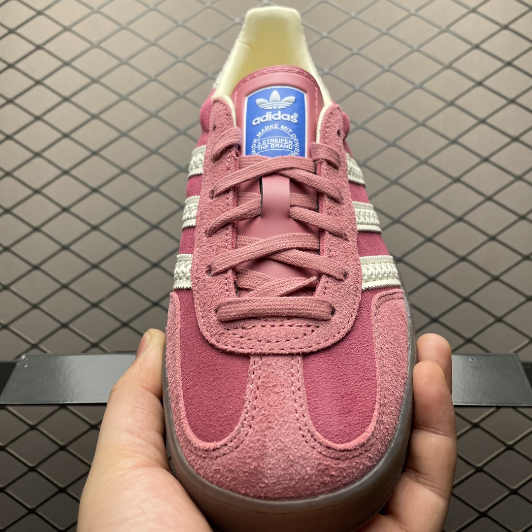 adidas Gazelle Indoor Pink Cloud White（IF1809）