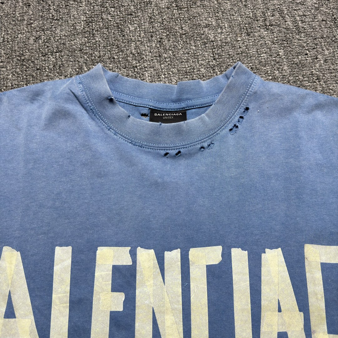 Balenciaga Tape Type Medium Fit T-shirt（25UEFF87）