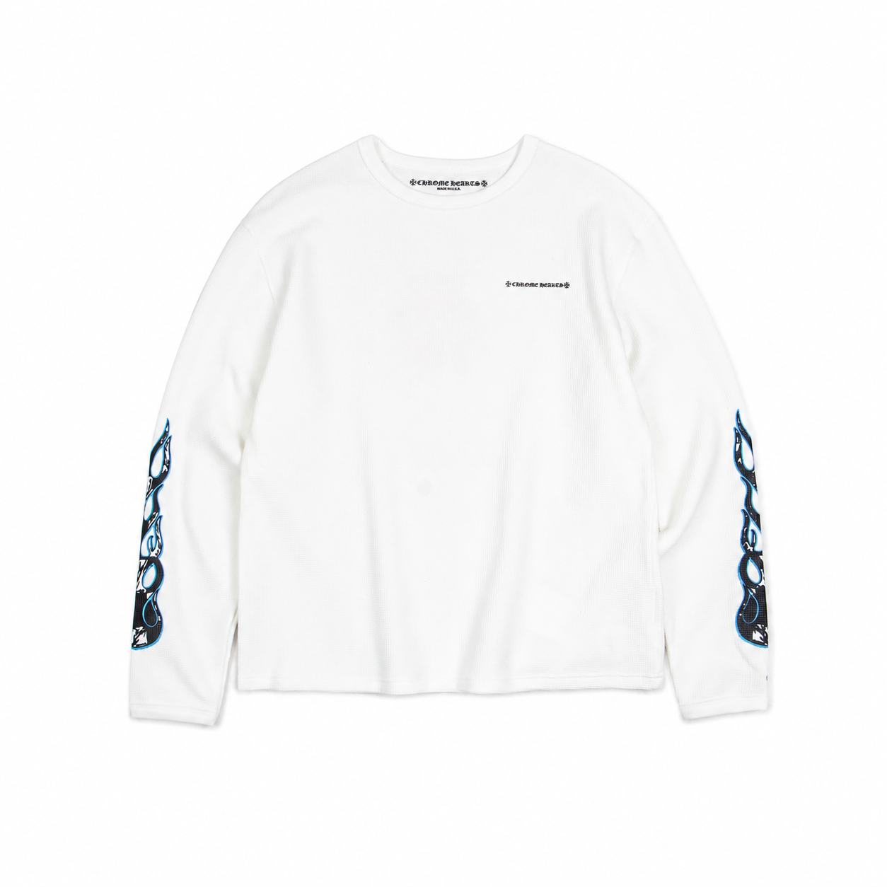 Chrome Hearts Matty Boy Sinister Thermal L/S T-Shirt "White"（CH2026724）