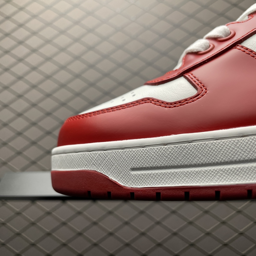 Prada Downtown Low top casual board shoes"red"（2EE364_3LKG_F0O3N）