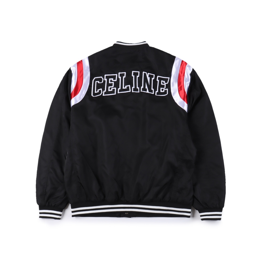 Celine SS22 letter print bomber jacket（2W867532T-38NO）