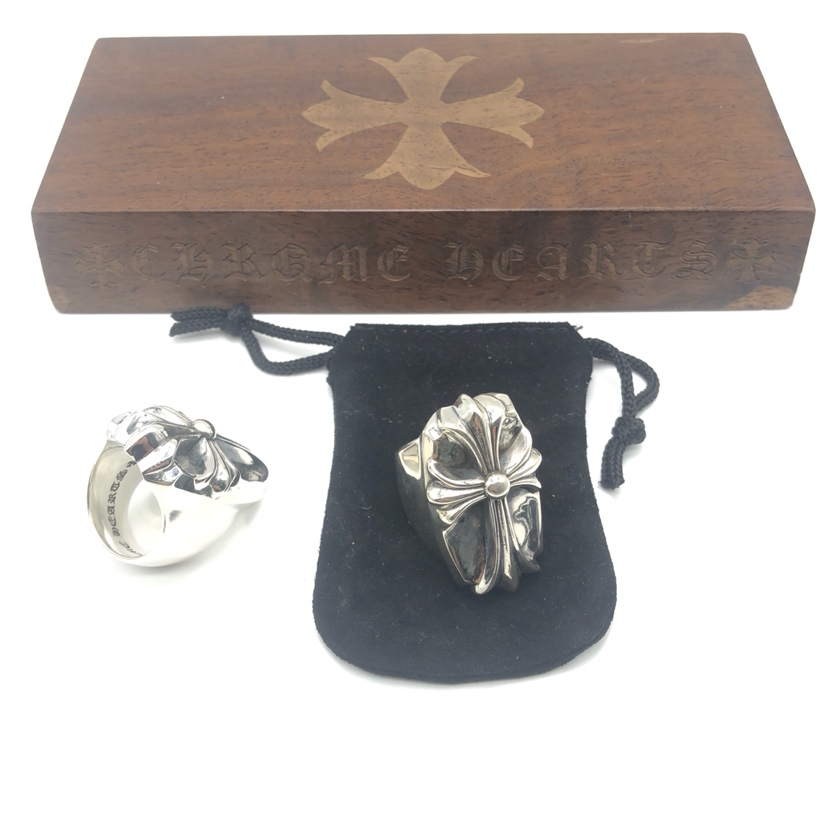 Chrome Heart Cross Monument Ring Men's Ring（CHROME HEARTS 188）