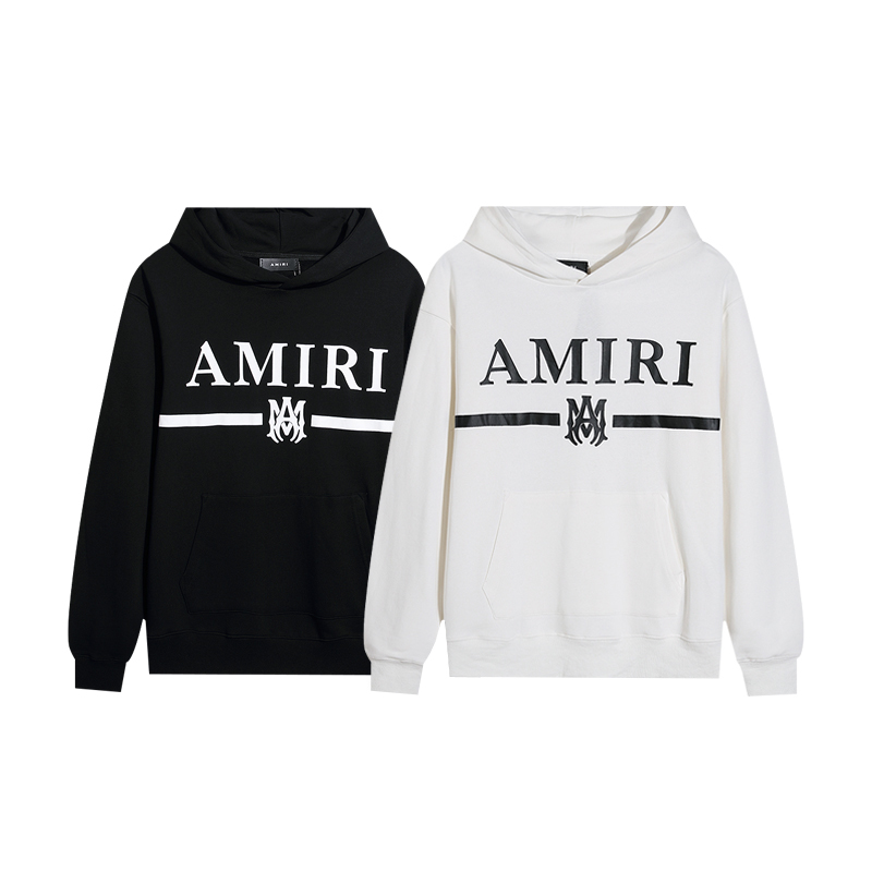 AMIRI Ma Bar Logo Hoodie (PF22MJH022F001）