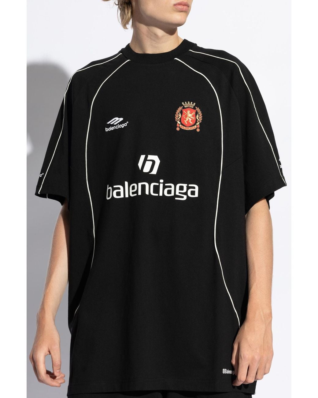 Balenciaga T-Shirt With Logo in Black for Men | Lyst