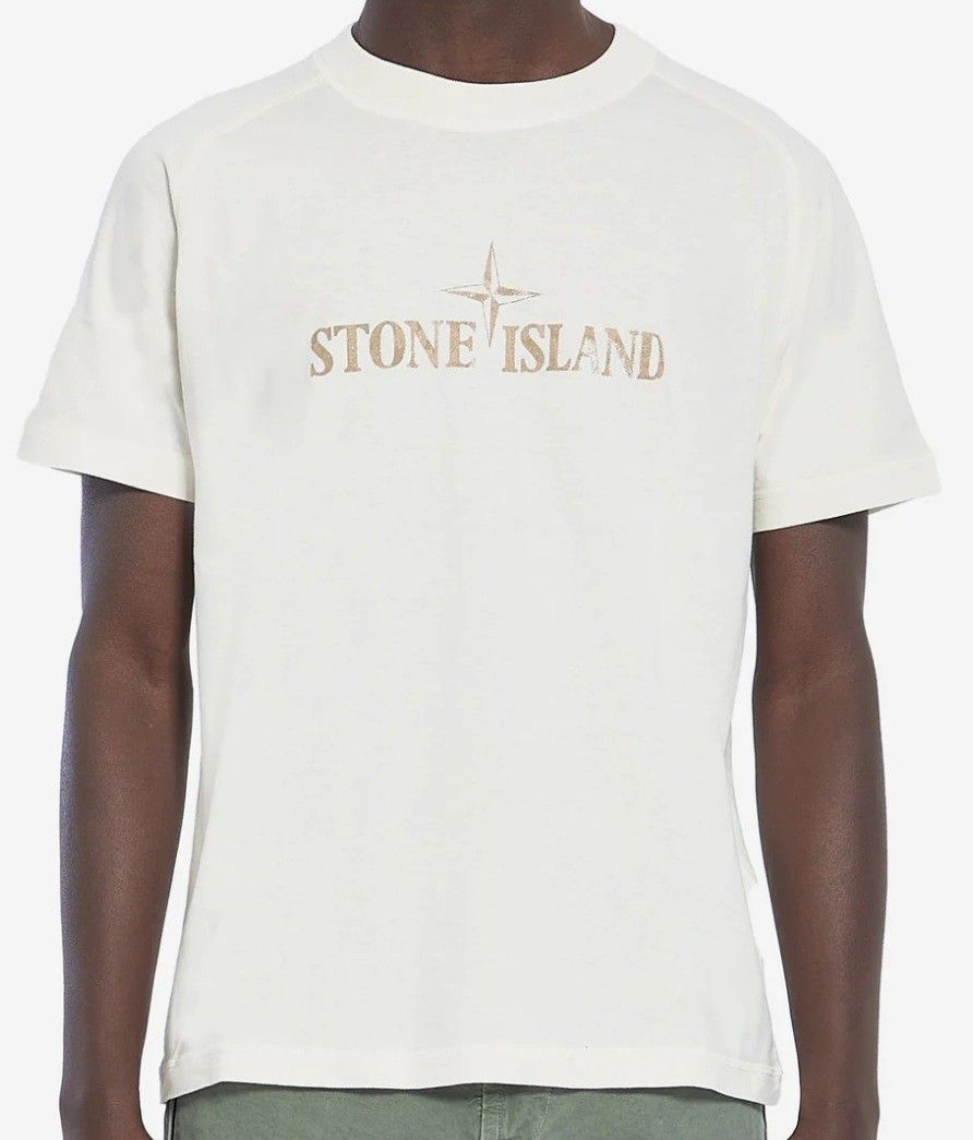 正規品 STONE ISLAND ストーンアイランド ロゴプリント コットン ...