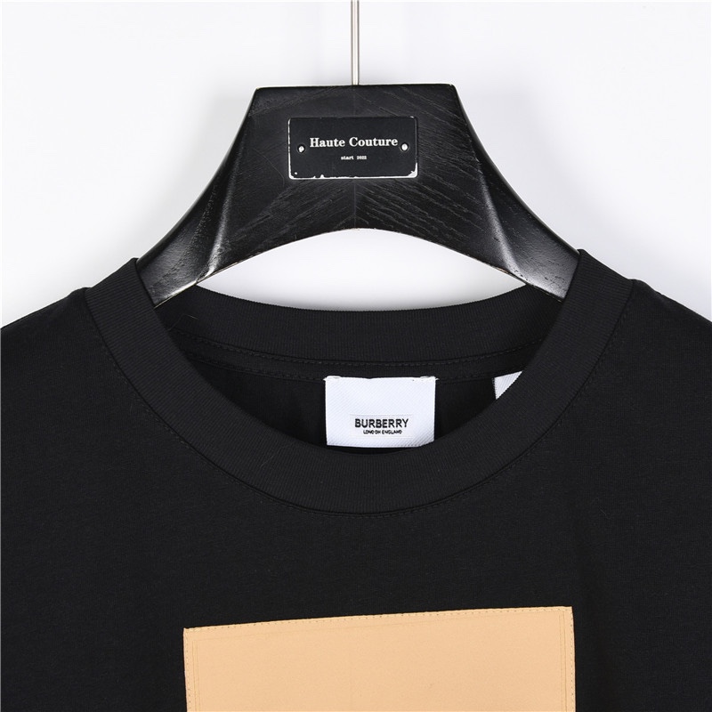 Burberry Men's Label Applique Cotton Oversized T-shirt (80575291）