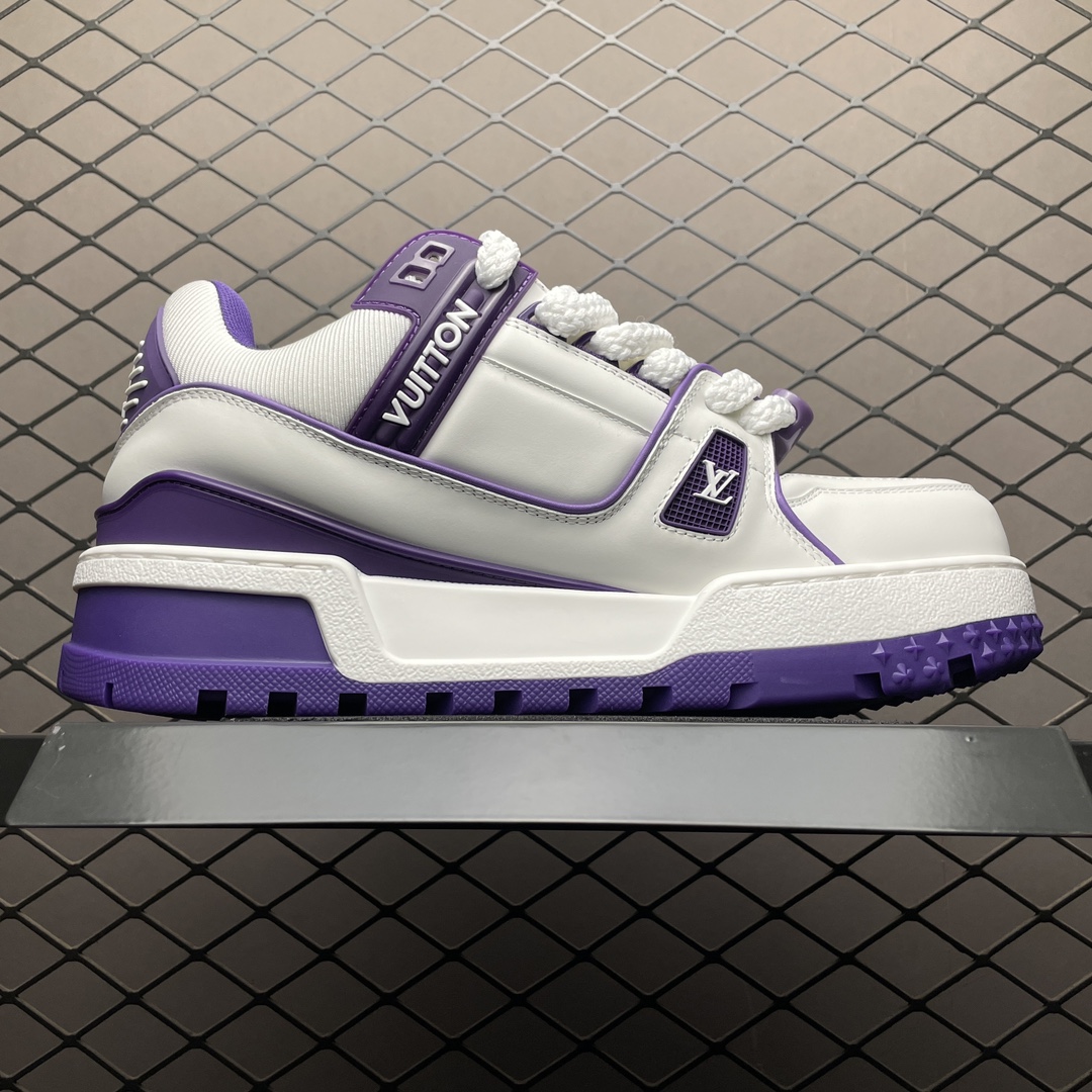 Louis Vuitton Trainer Maxi Line Sneakers LV(1ACPQ4)